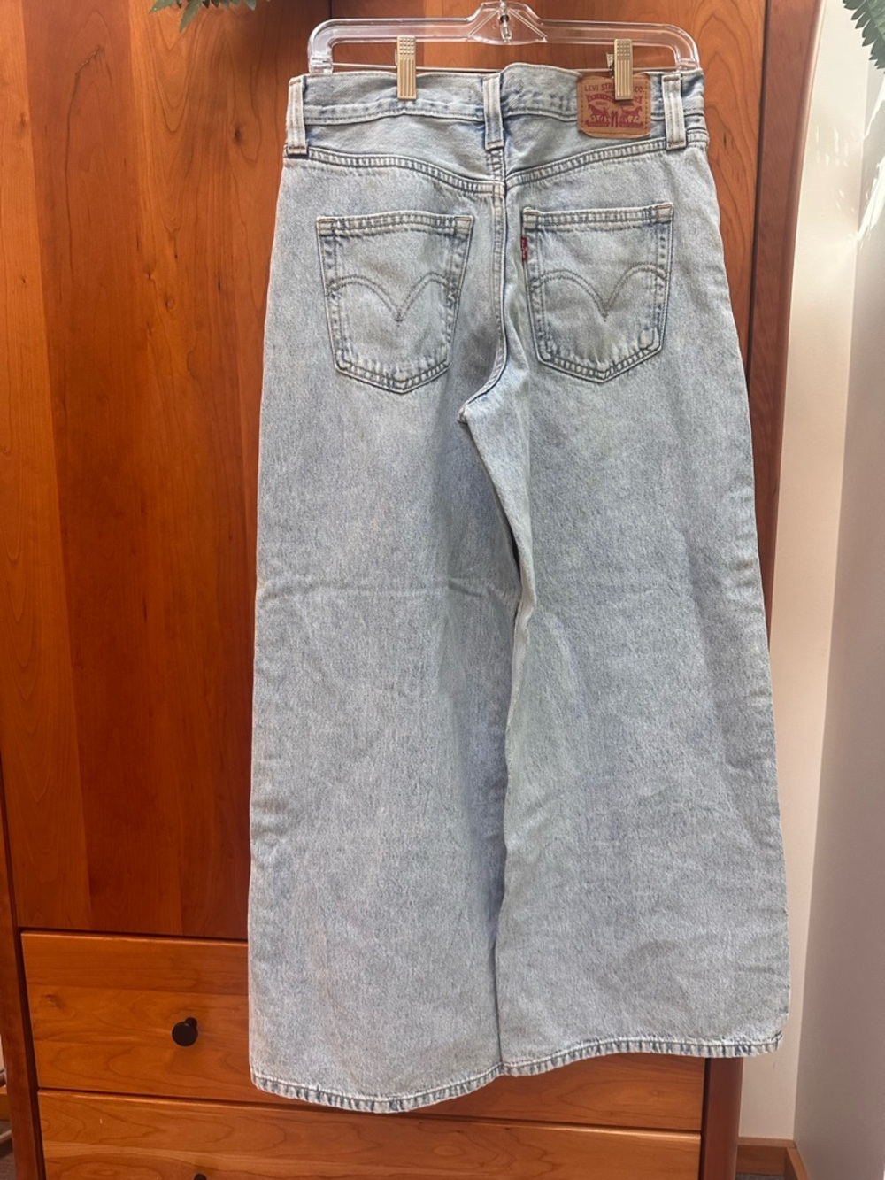 Levi's Light Blue Wide Leg Jeans